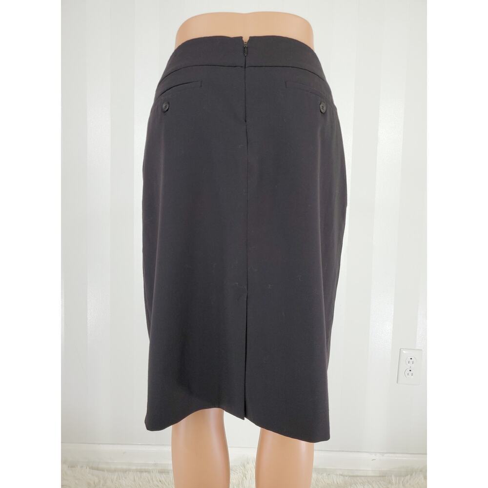 DAISY FUENTES Women's Black Straight Skirt Sz 10 - Picture 3 of 9